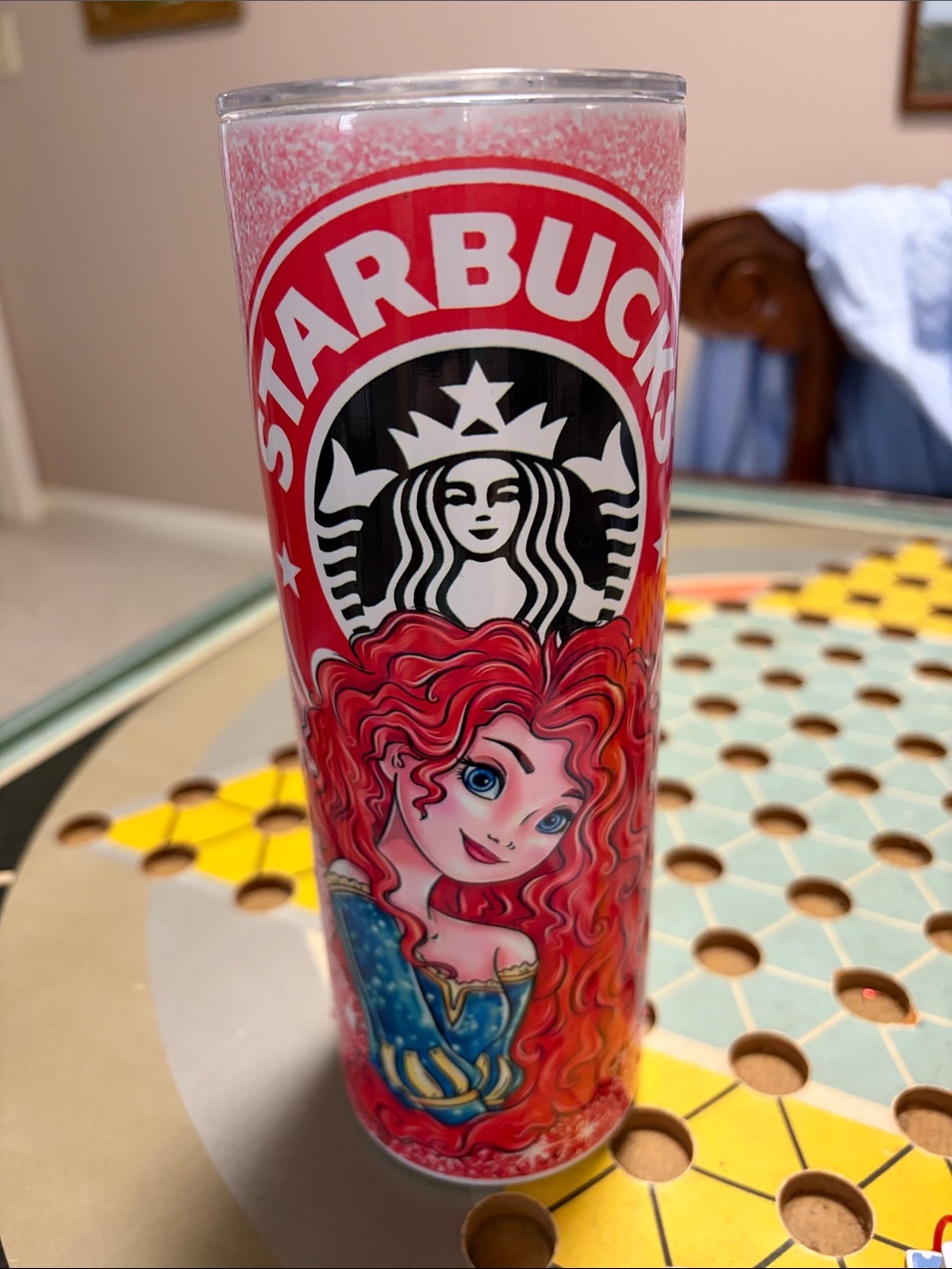 Starbucks Red Mermaid Illustrated Stainless Tumbler